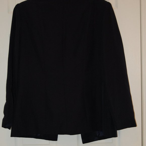 ST. ANTHONY Women's Midnight Blue Elegant  Dressy Jacket W/ Sequin Decor Size 12 - Picture 6 of 11